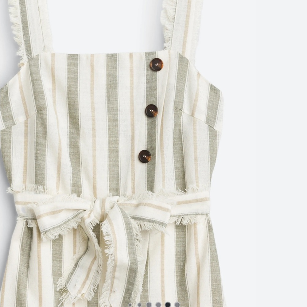 Heatherly Maria Linen Midi Dress Sz. L - Picture 6 of 10